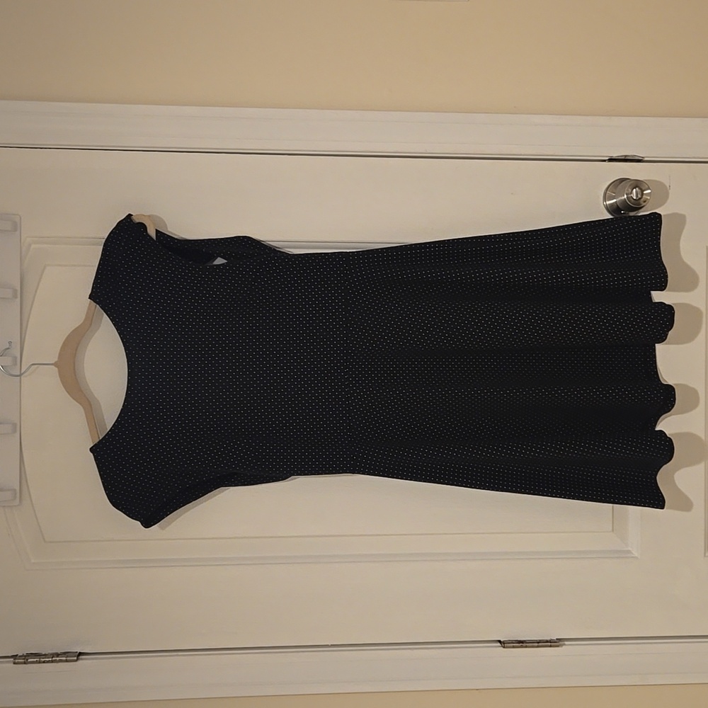 GAP Black Mini Dress with White Dots